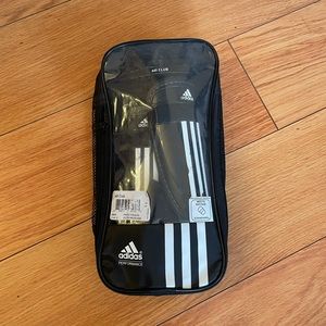adidas | black and white shin guards